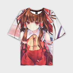 Футболка оверсайз мужская Touhou Project Рейму Cute, цвет: 3D-принт