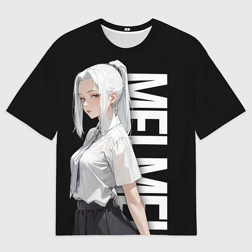 Мужская футболка оверсайз Молодая Мей Мей - Магическая битва / 3D-принт – фото 1