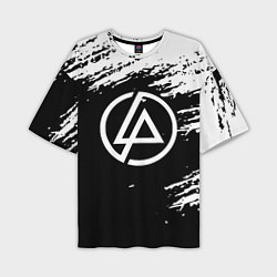 Мужская футболка оверсайз Linkin Park - black and white