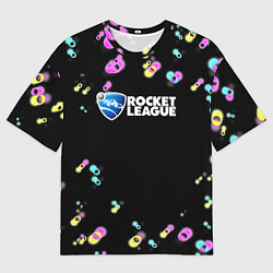 Мужская футболка оверсайз Rocket League game