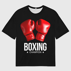 Футболка оверсайз мужская Boxing Champion, цвет: 3D-принт