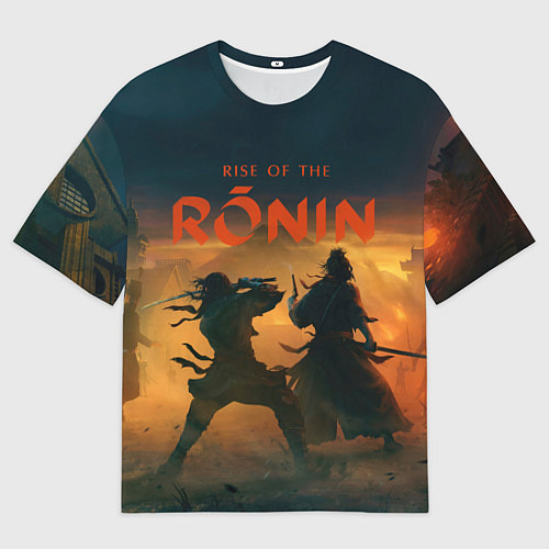 Мужская футболка оверсайз Самураи rise of the ronin / 3D-принт – фото 1