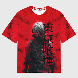 Мужская футболка оверсайз Tokyo Ghoul - Kaneki Ken