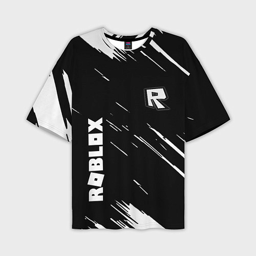 Мужская футболка оверсайз Roblox текстура краски / 3D-принт – фото 1