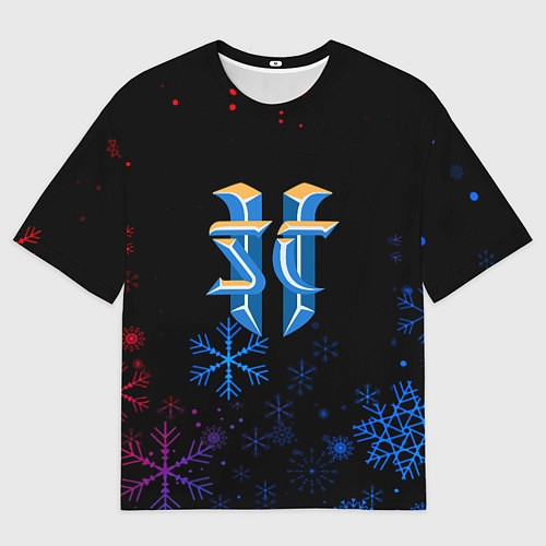 Мужская футболка оверсайз Starcraft 2 logo / 3D-принт – фото 1