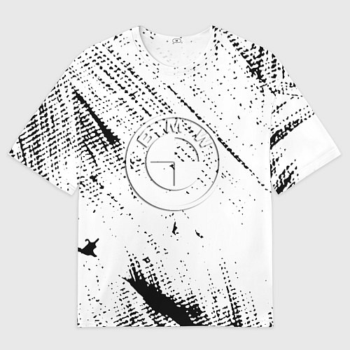 Мужская футболка оверсайз BMW краски / 3D-принт – фото 1