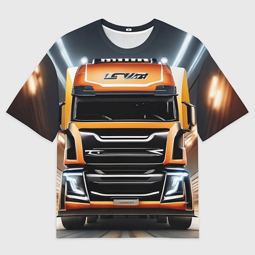 Мужская футболка оверсайз Дальнобойщики / 3D-принт – фото 1