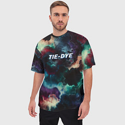 Футболка оверсайз мужская Tie - dye, цвет: 3D-принт — фото 2