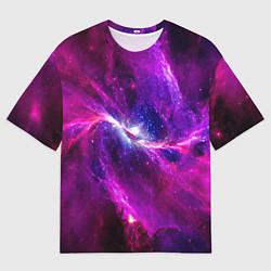 Футболка оверсайз мужская Фантастическая галактика, цвет: 3D-принт