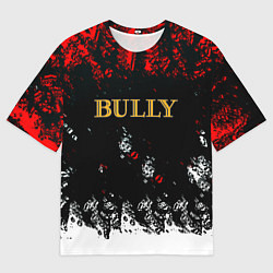 Мужская футболка оверсайз Bully краски