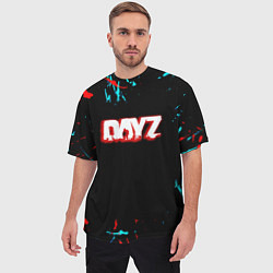 Футболка оверсайз мужская DayZ краски, цвет: 3D-принт — фото 2