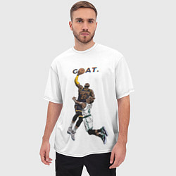 Футболка оверсайз мужская Goat 23 - LeBron James, цвет: 3D-принт — фото 2