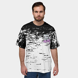 Футболка оверсайз мужская GTA vice city краски, цвет: 3D-принт — фото 2