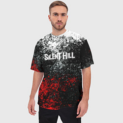 Футболка оверсайз мужская Silenthill брызги красок, цвет: 3D-принт — фото 2