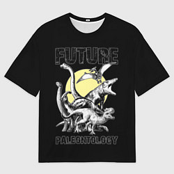 Мужская футболка оверсайз Future paleontology