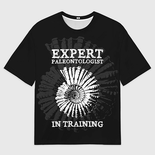 Мужская футболка оверсайз Expert paleontologist in training / 3D-принт – фото 1