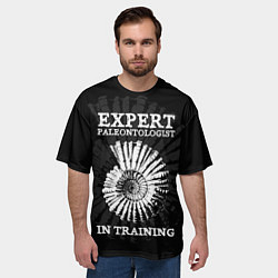 Футболка оверсайз мужская Expert paleontologist in training, цвет: 3D-принт — фото 2