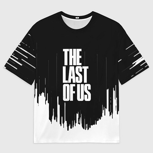 Мужская футболка оверсайз The last of us текстура / 3D-принт – фото 1