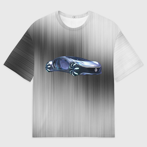 Мужская футболка оверсайз Mercedes-benz AVTR / 3D-принт – фото 1