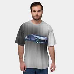 Футболка оверсайз мужская Mercedes-benz AVTR, цвет: 3D-принт — фото 2