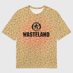 Мужская футболка оверсайз Wasteland со значком рейнджера