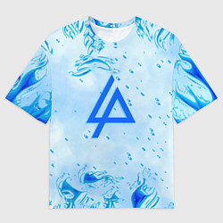 Футболка оверсайз мужская Linkin park холодный огонь бренд, цвет: 3D-принт