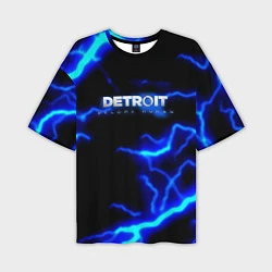 Футболка оверсайз мужская Detroit become human storm, цвет: 3D-принт