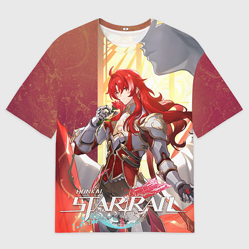 Мужская футболка оверсайз Аргенти из Хонкая / 3D-принт – фото 1