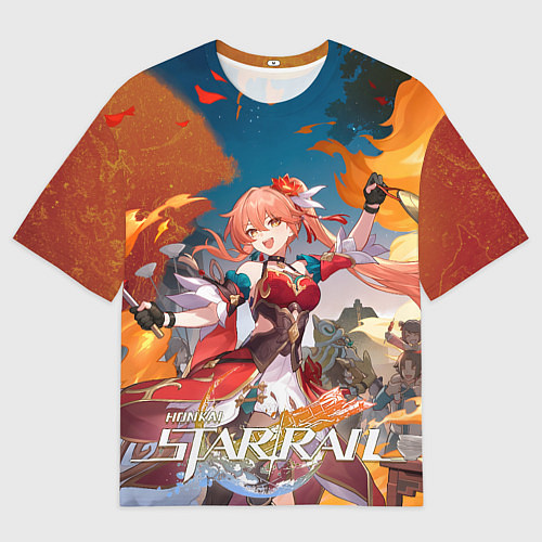 Мужская футболка оверсайз Гуйнайфэнь из Хонкая / 3D-принт – фото 1