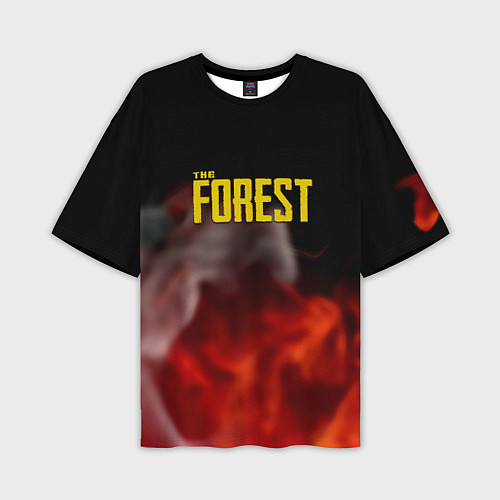 Мужская футболка оверсайз Forest fire game / 3D-принт – фото 1