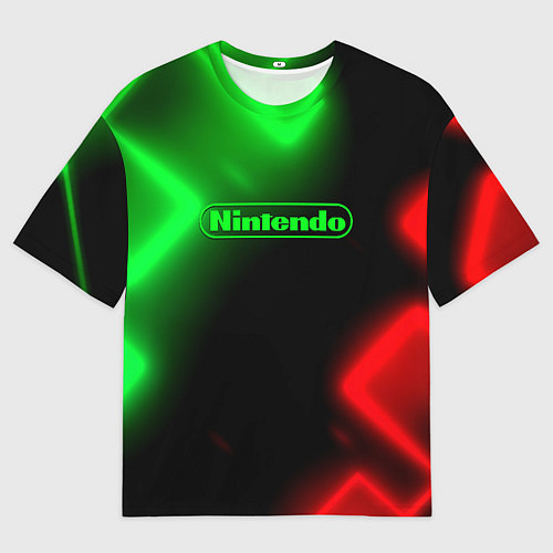 Мужская футболка оверсайз Nintendo игровой мир / 3D-принт – фото 1