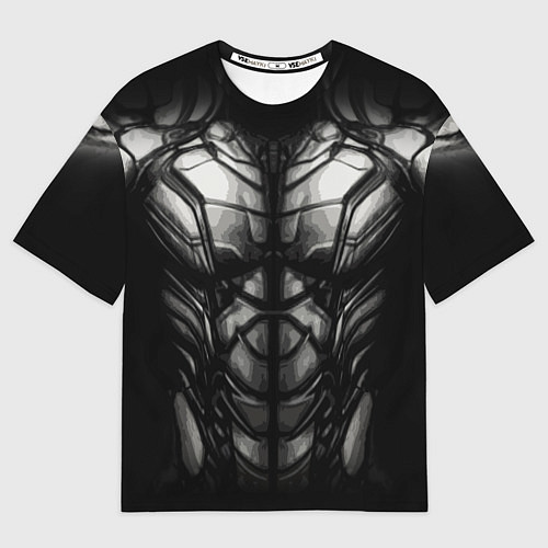 Мужская футболка оверсайз Мускул / 3D-принт – фото 1