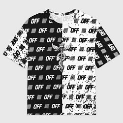 Футболка оверсайз мужская Fullmetal Alchemis pattern off, цвет: 3D-принт