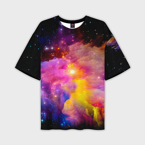 Мужская футболка оверсайз Космическое пространство / 3D-принт – фото 1