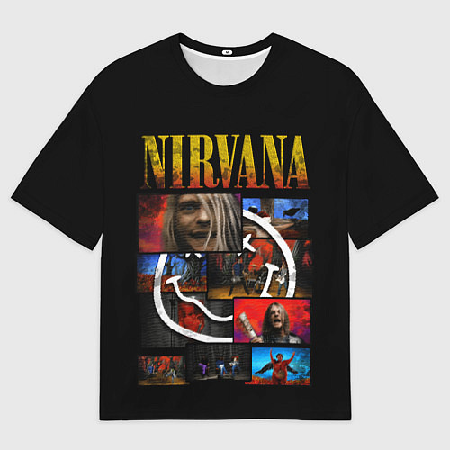 Мужская футболка оверсайз Нирвана навсегда / 3D-принт – фото 1