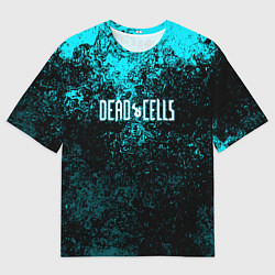 Мужская футболка оверсайз Dead Cells брызги красок