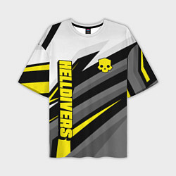 Футболка оверсайз мужская Helldivers 2: Uniform Yellow x White, цвет: 3D-принт