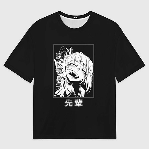 Мужская футболка оверсайз Химико Тога My hero academy / 3D-принт – фото 1