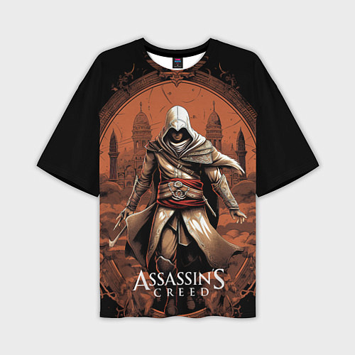 Мужская футболка оверсайз Assassins creed город в песках / 3D-принт – фото 1