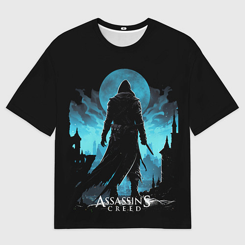 Мужская футболка оверсайз Assassins creed сумерки / 3D-принт – фото 1