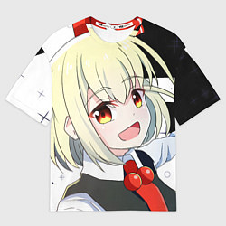 Футболка оверсайз мужская Touhou Project Rumia happy, цвет: 3D-принт