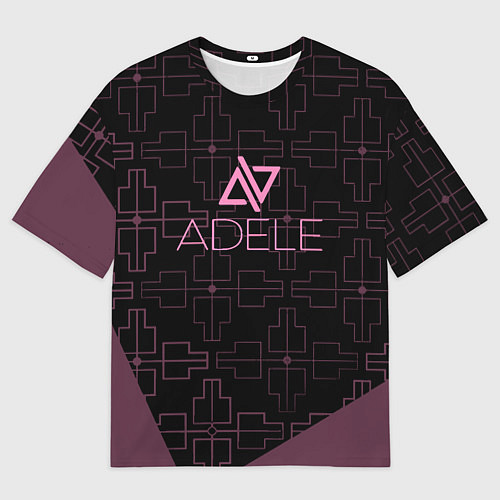 Мужская футболка оверсайз Adele hello / 3D-принт – фото 1