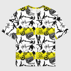 Футболка оверсайз мужская Keep out - экстримальные хобби, цвет: 3D-принт