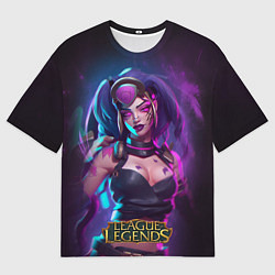 Мужская футболка оверсайз League Of Legends Akali Kda