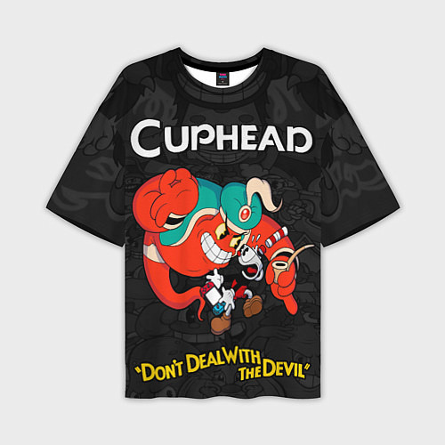 Мужская футболка оверсайз Cuphead - gin / 3D-принт – фото 1