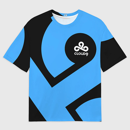 Мужская футболка оверсайз Cloud9 - fan art / 3D-принт – фото 1