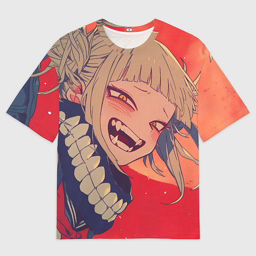 Мужская футболка оверсайз Моя геройская академия Himiko Toga / 3D-принт – фото 1