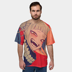 Футболка оверсайз мужская Моя геройская академия Himiko Toga, цвет: 3D-принт — фото 2