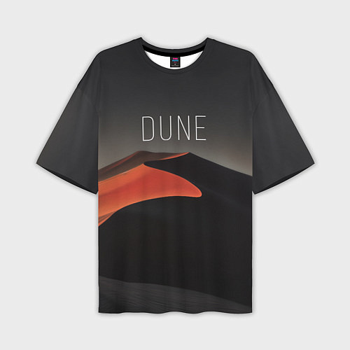 Мужская футболка оверсайз Дюна - песок / 3D-принт – фото 1