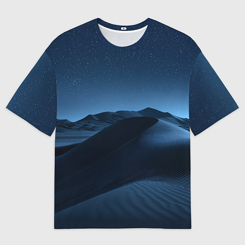 Мужская футболка оверсайз Дюна - звездное небо / 3D-принт – фото 1